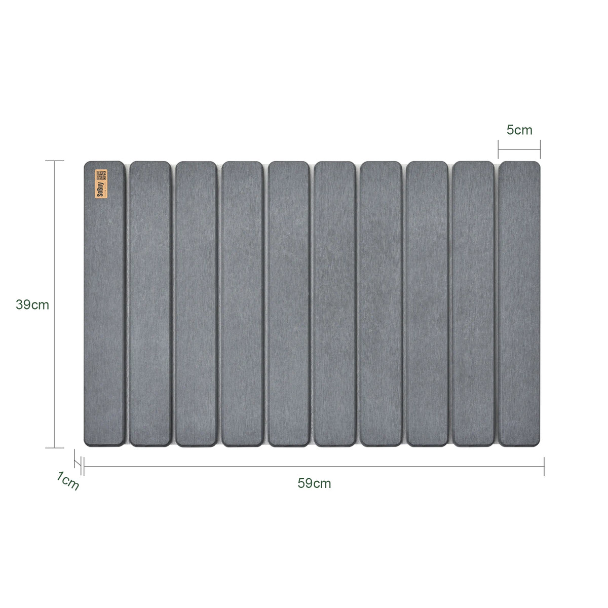 Tapis de bain en diatomite
