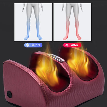 Appareil de massage des pieds 3D Shiatsu chauffant
