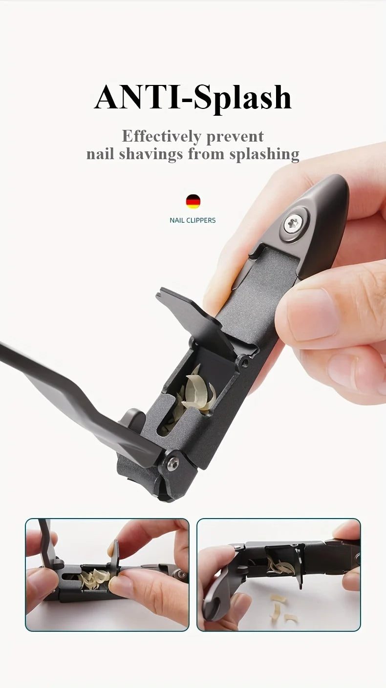Coupe-ongles ergonomique avec récupérateur