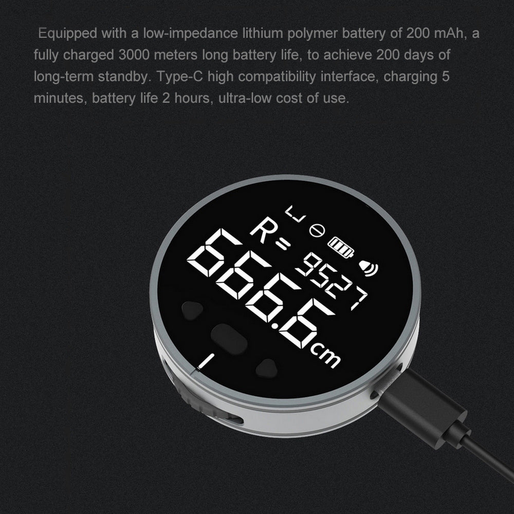 Mètre électronique digital LCD rechargeable